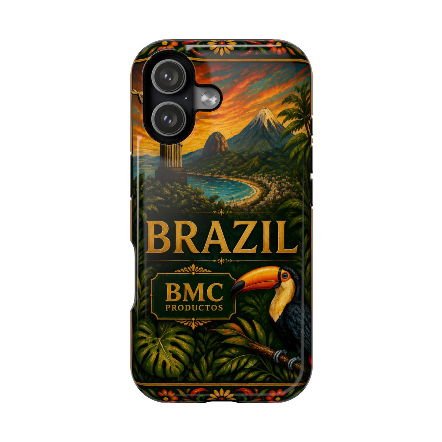 "Funda Magnética Reforzada Magnética Reforzada Brasil: Ritmo, Naturaleza y Alegría Infinita 🎶🌴🏖️"