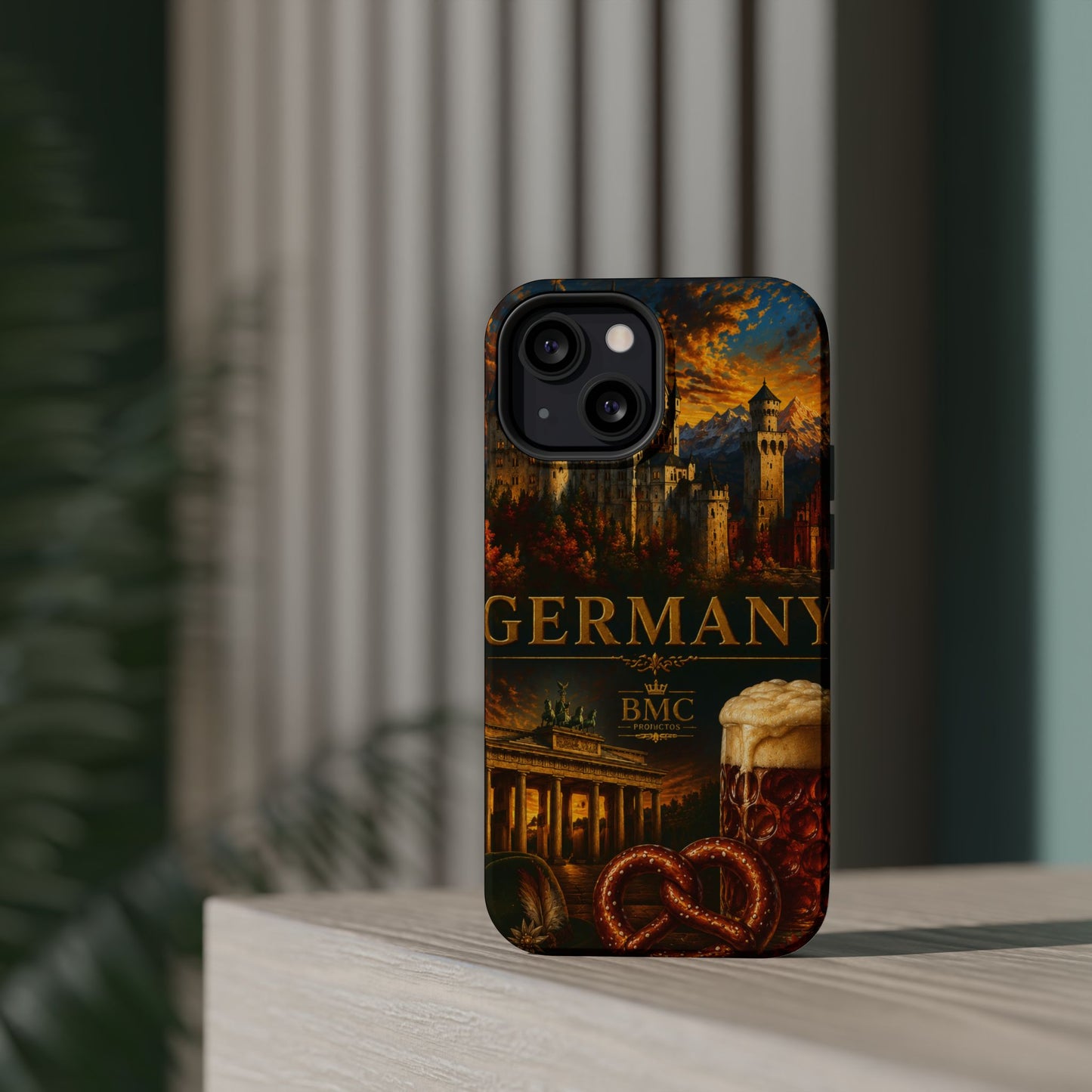 "Funda Magnética Reforzada Alemania: Fortaleza, Historia y Tradición 🎖️🏰🍺"