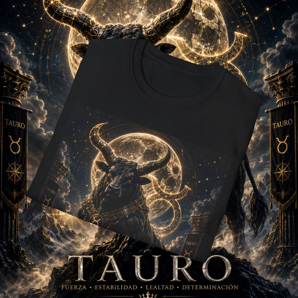 "Camiseta ♉ Tauro — Fuerza silenciosa de la tierra"
