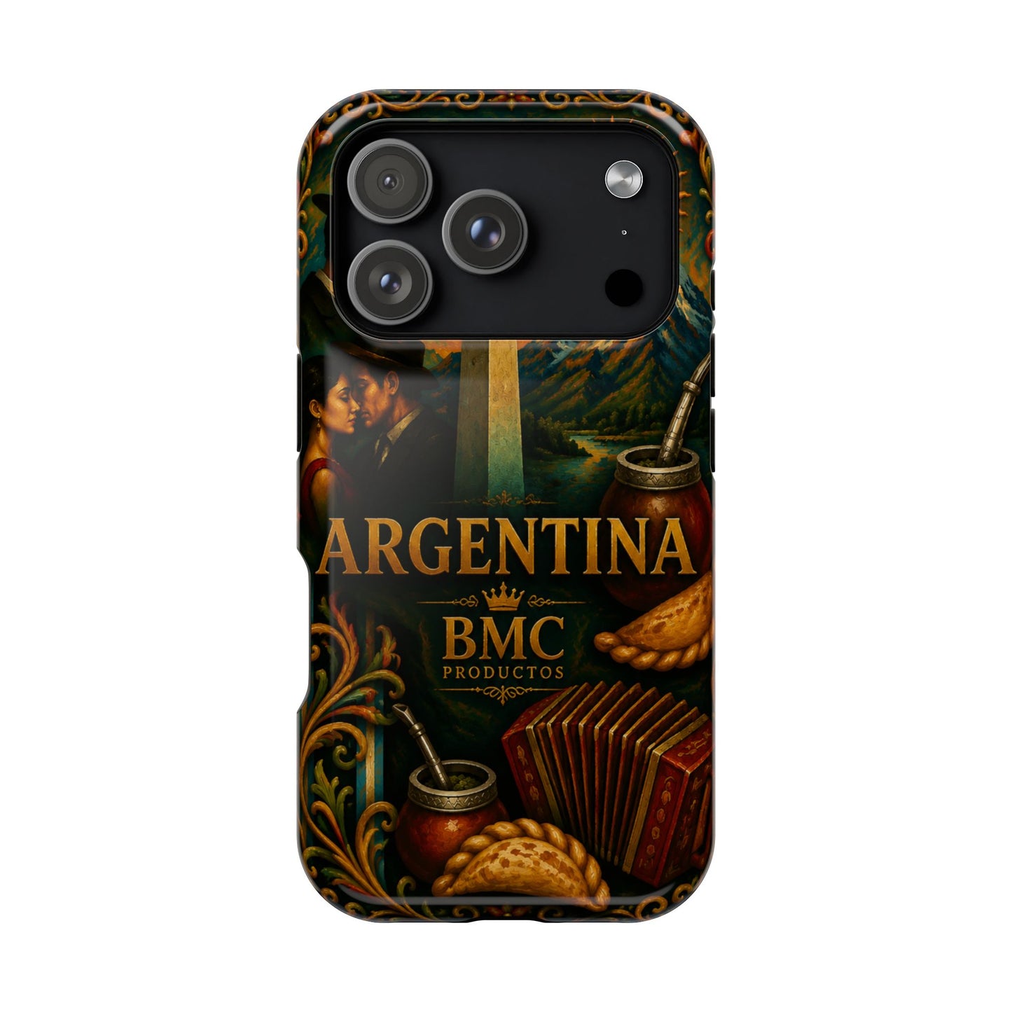 "Funda Magnética Reforzada Argentina: Pasión, Tradición y Tierra de Sueños🔥🏞️"