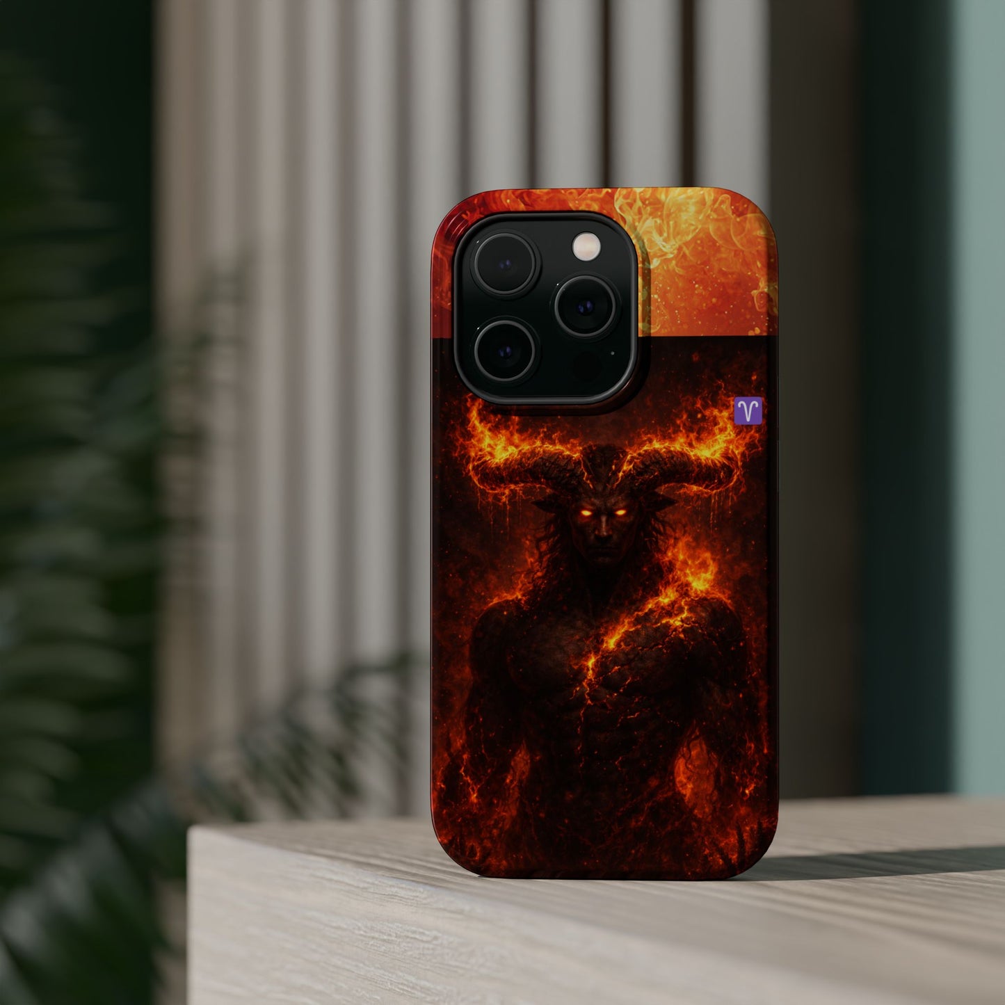 "Funda Magnética Reforzada ♈ Aries — Espíritu de fuego"