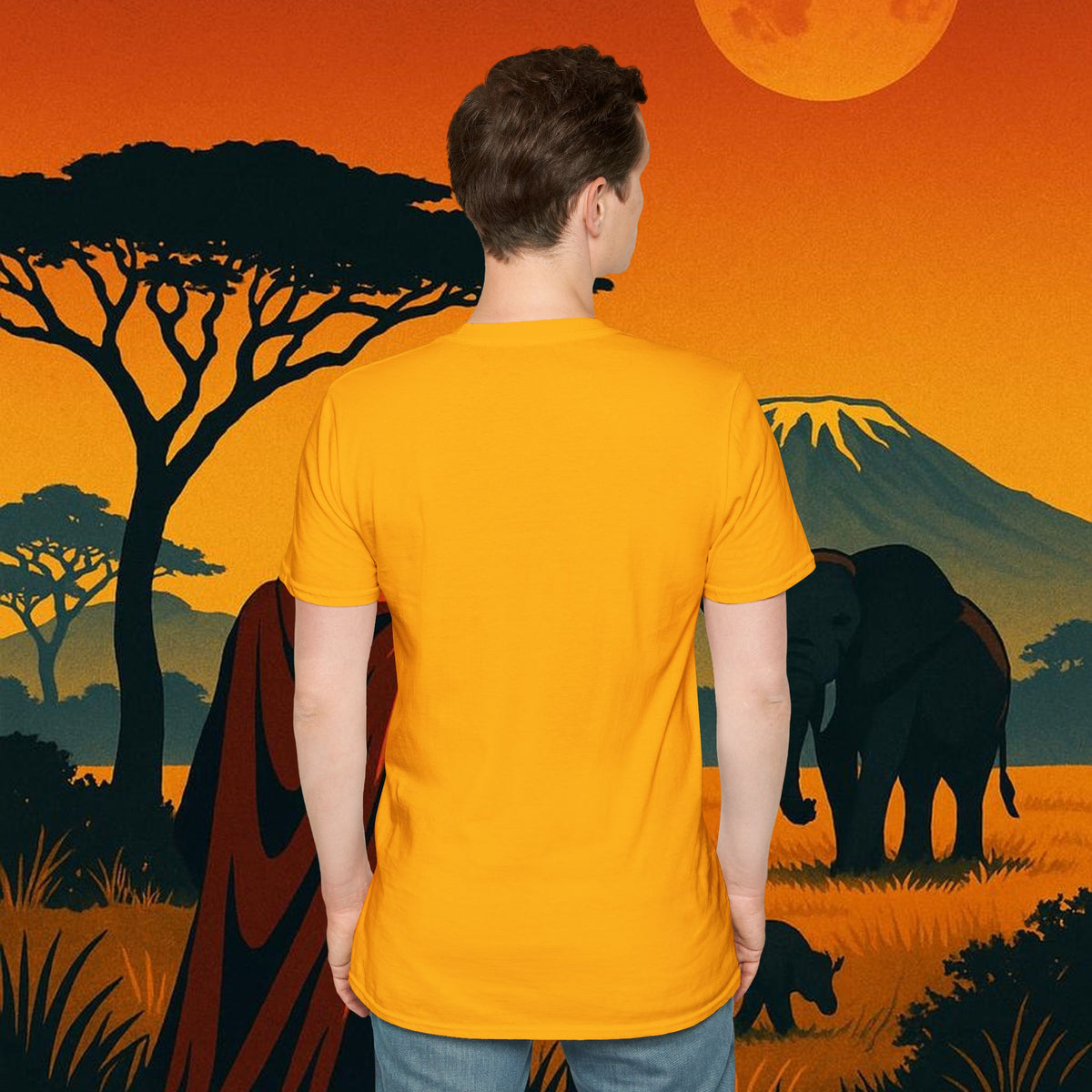 "Camiseta Kenia: Aventura Salvaje y Tierra de Horizontes Infinitos 🦁🌄🏕️"