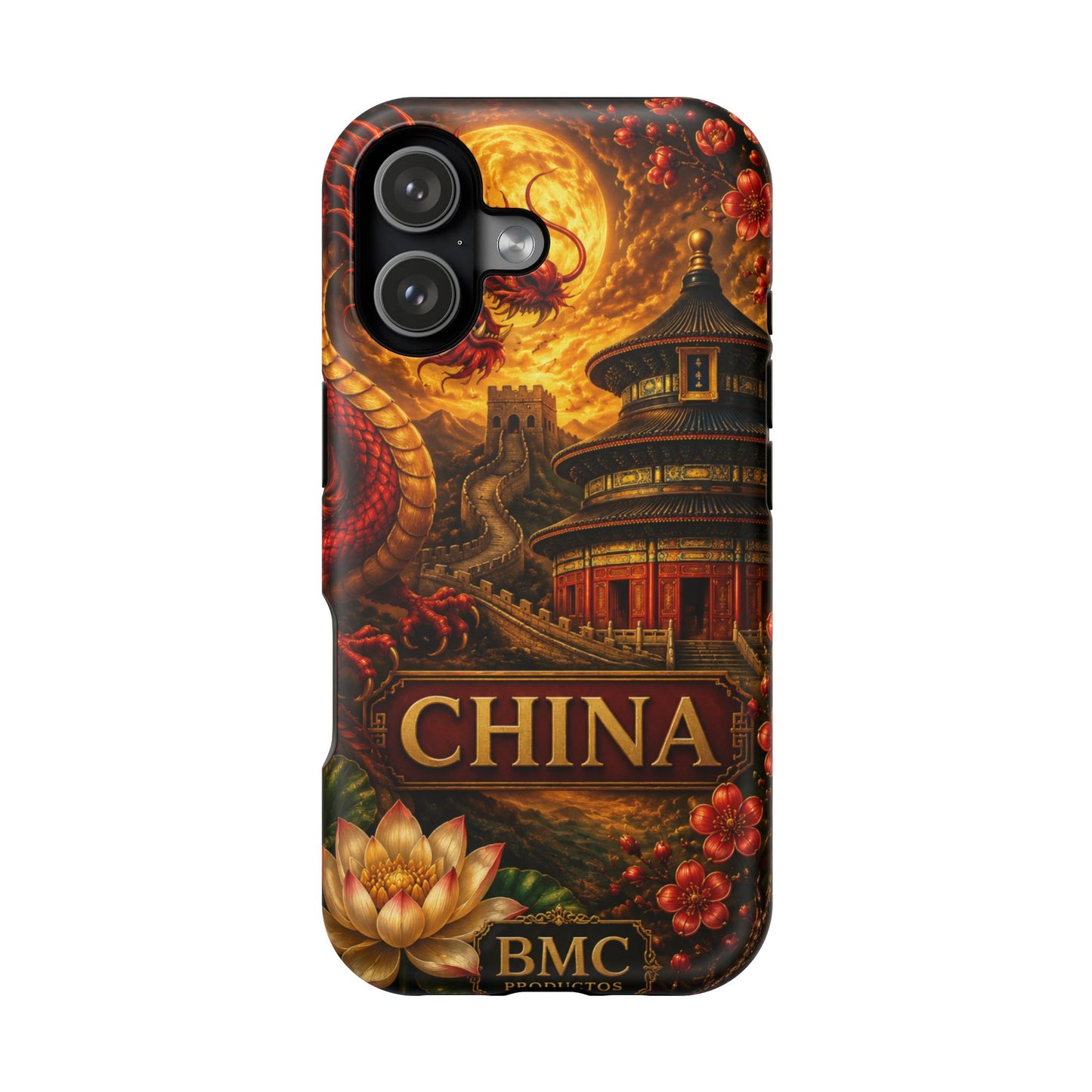 "Funda Magnética Reforzada Magnética Reforzada China – Dragones, murallas y leyendas eternas"