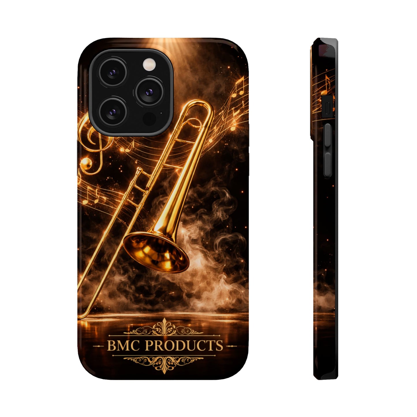 "Funda Magnética Reforzada Magnética Reforzada Trombón 🎷🔥No todos los fuegos hacen ruido… algunos tocan el alma.” 🔥🎷
