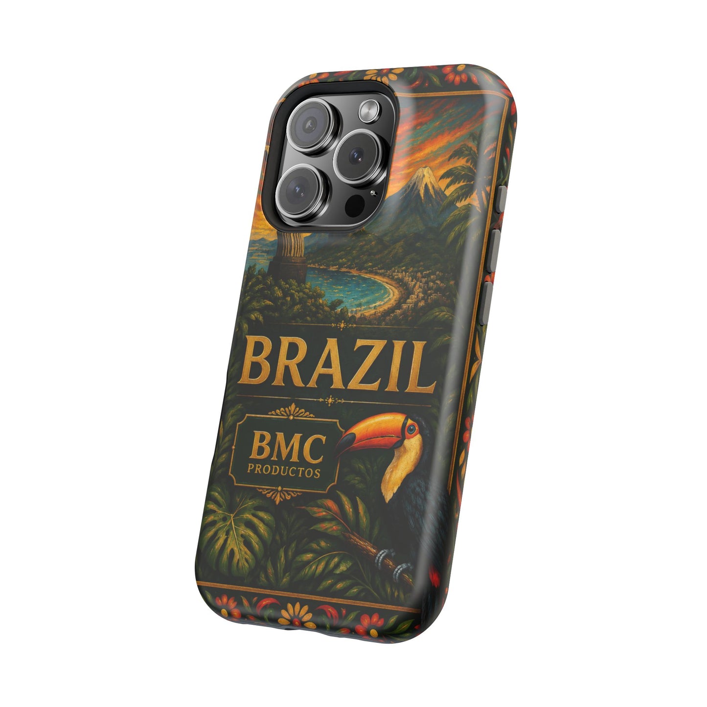 "Funda Magnética Reforzada Magnética Reforzada Brasil: Ritmo, Naturaleza y Alegría Infinita 🎶🌴🏖️"