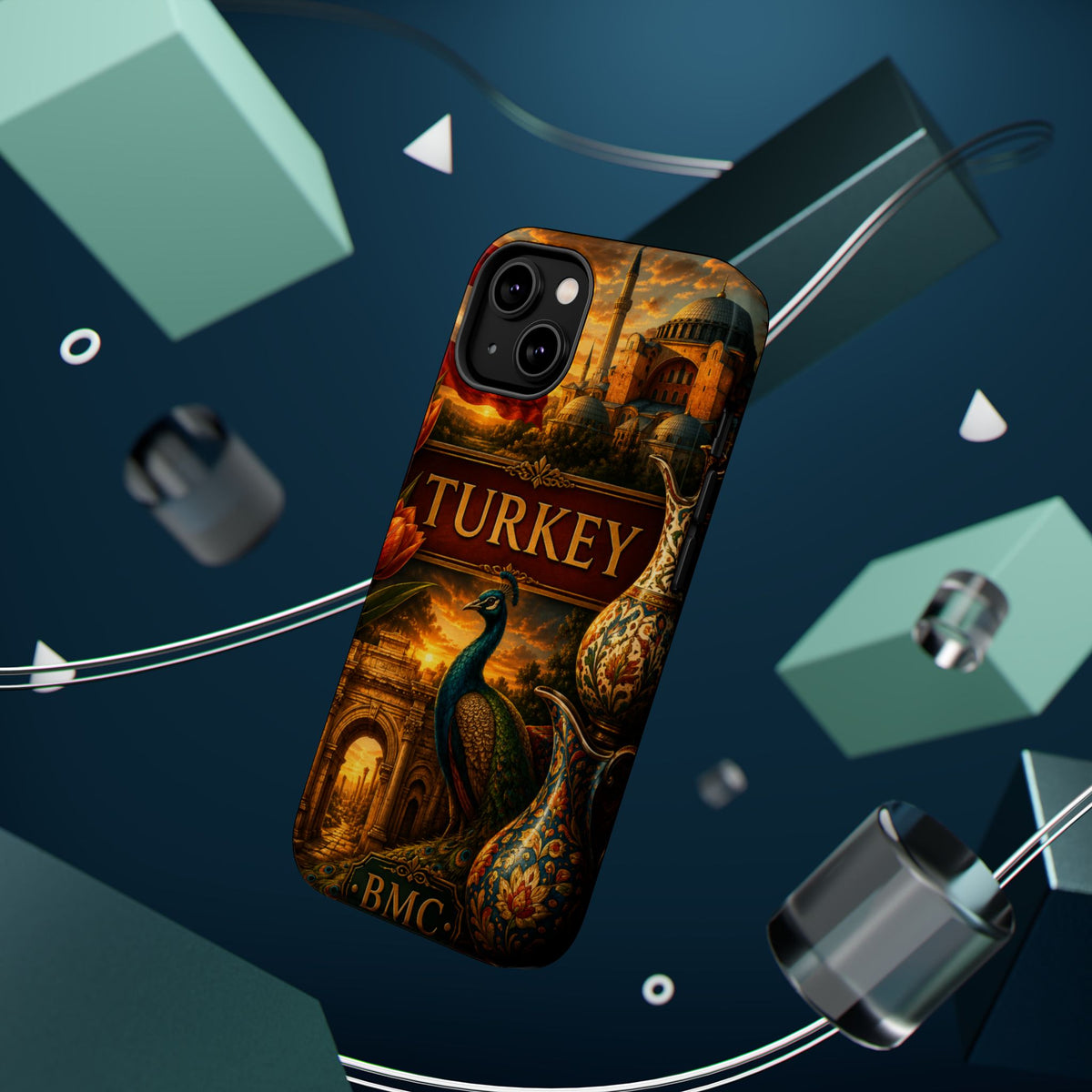 "Reinforced Magnetic Case Turkey✨ – Where East meets West"