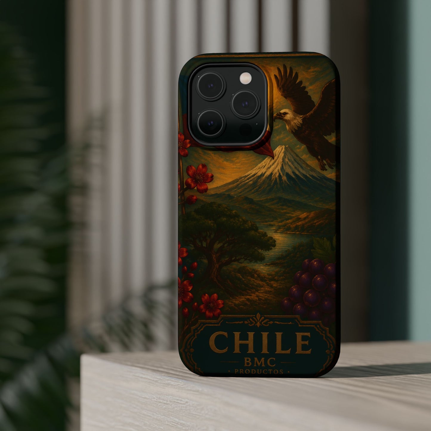 "Funda Magnética Reforzada Magnética Reforzada Chile: Naturaleza Indómita y Horizontes Eternos 🏔️🍇🏜️"