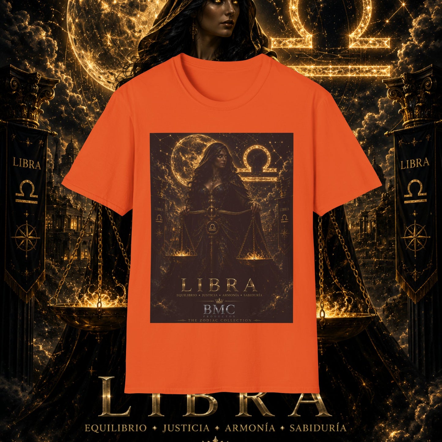 "Camiseta LIBRA – La Guardiana del Equilibrio"