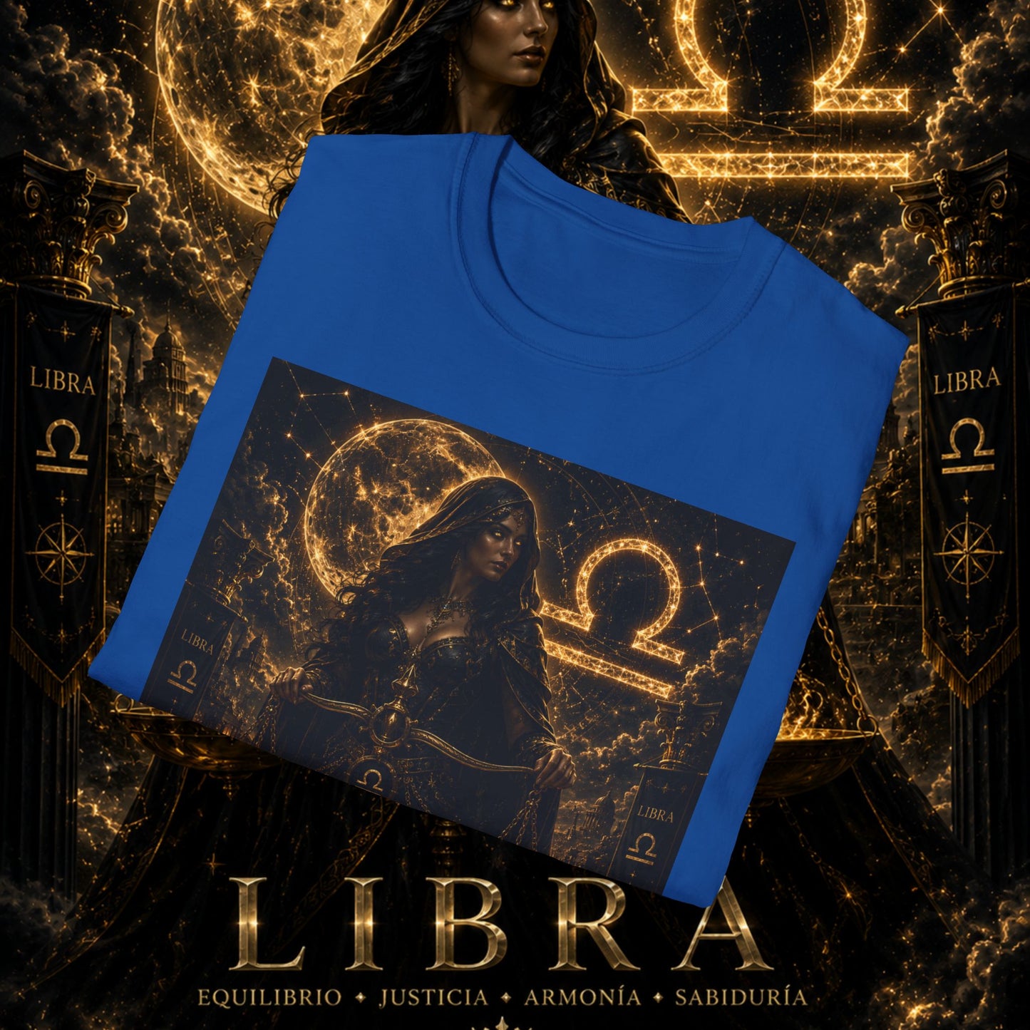 "Camiseta LIBRA – La Guardiana del Equilibrio"