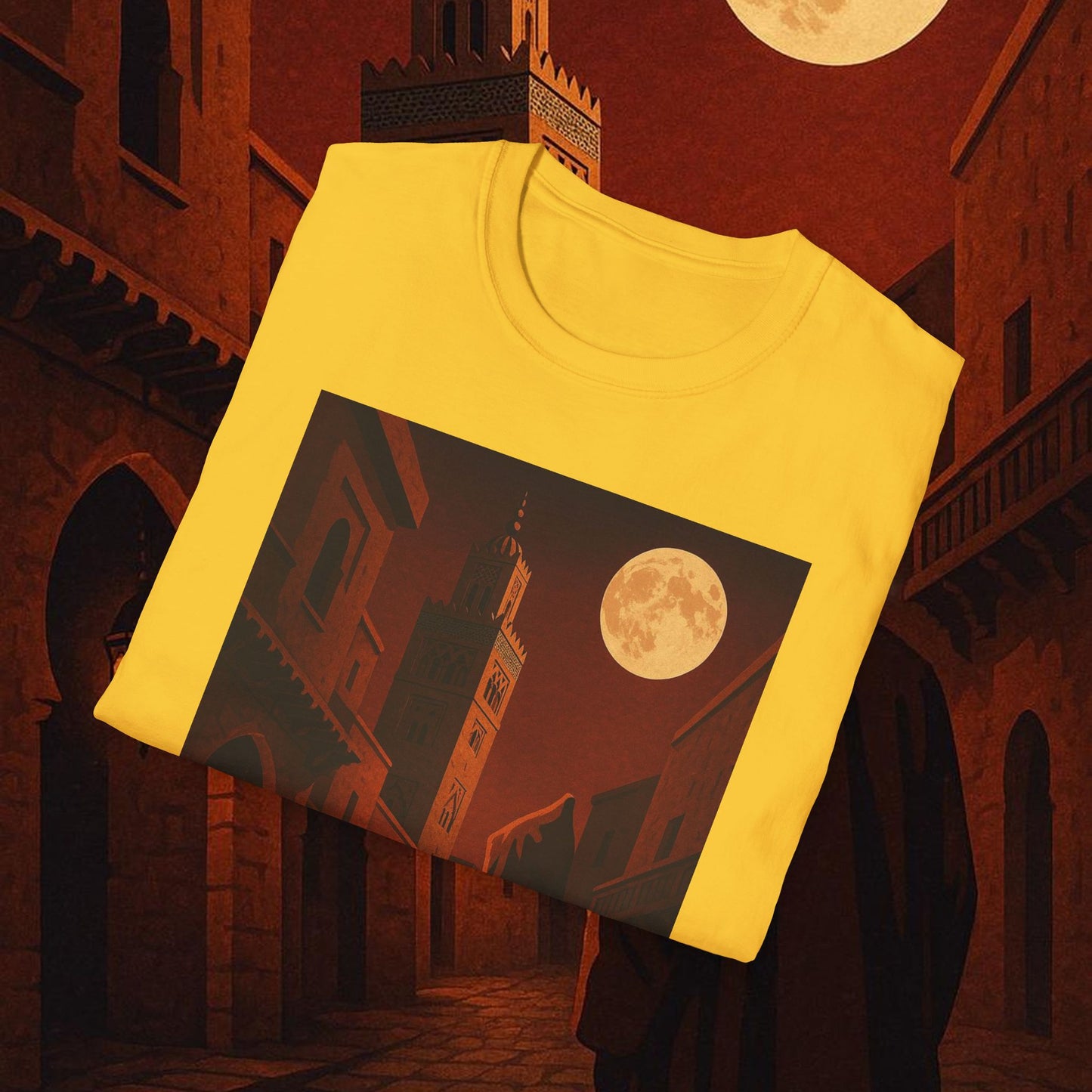 "Camiseta  Marruecos: Magia del Desierto y Ciudades de Mil Colores 🐪🏜️🕌"