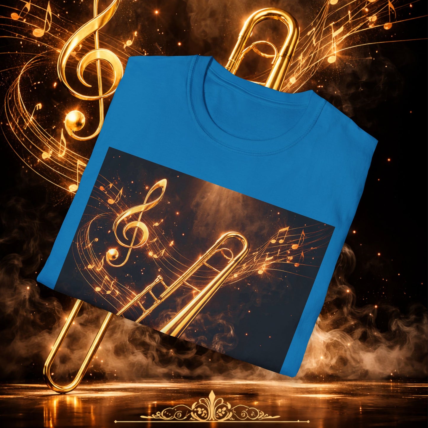 "Camiseta Trombón 🎷🔥No todos los fuegos hacen ruido… algunos tocan el alma.” 🔥🎷