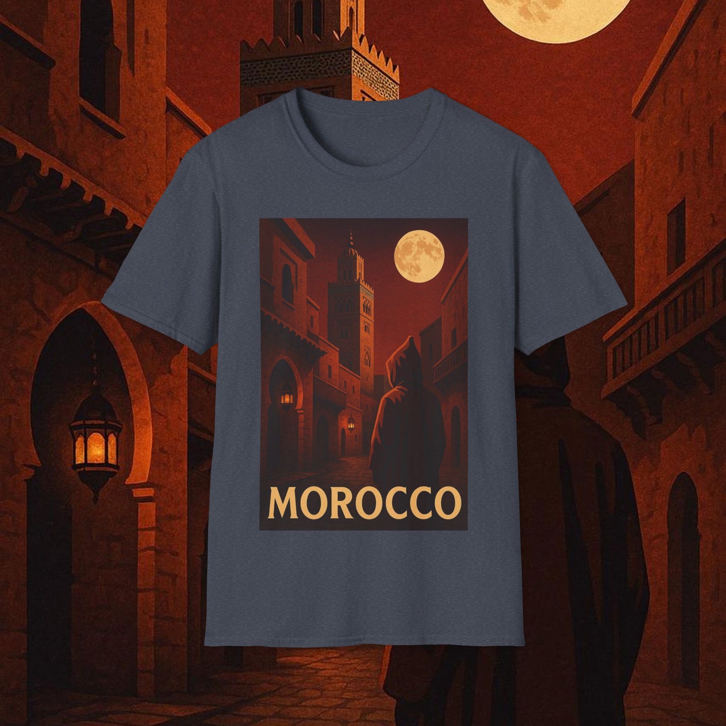 "Camiseta  Marruecos: Magia del Desierto y Ciudades de Mil Colores 🐪🏜️🕌"
