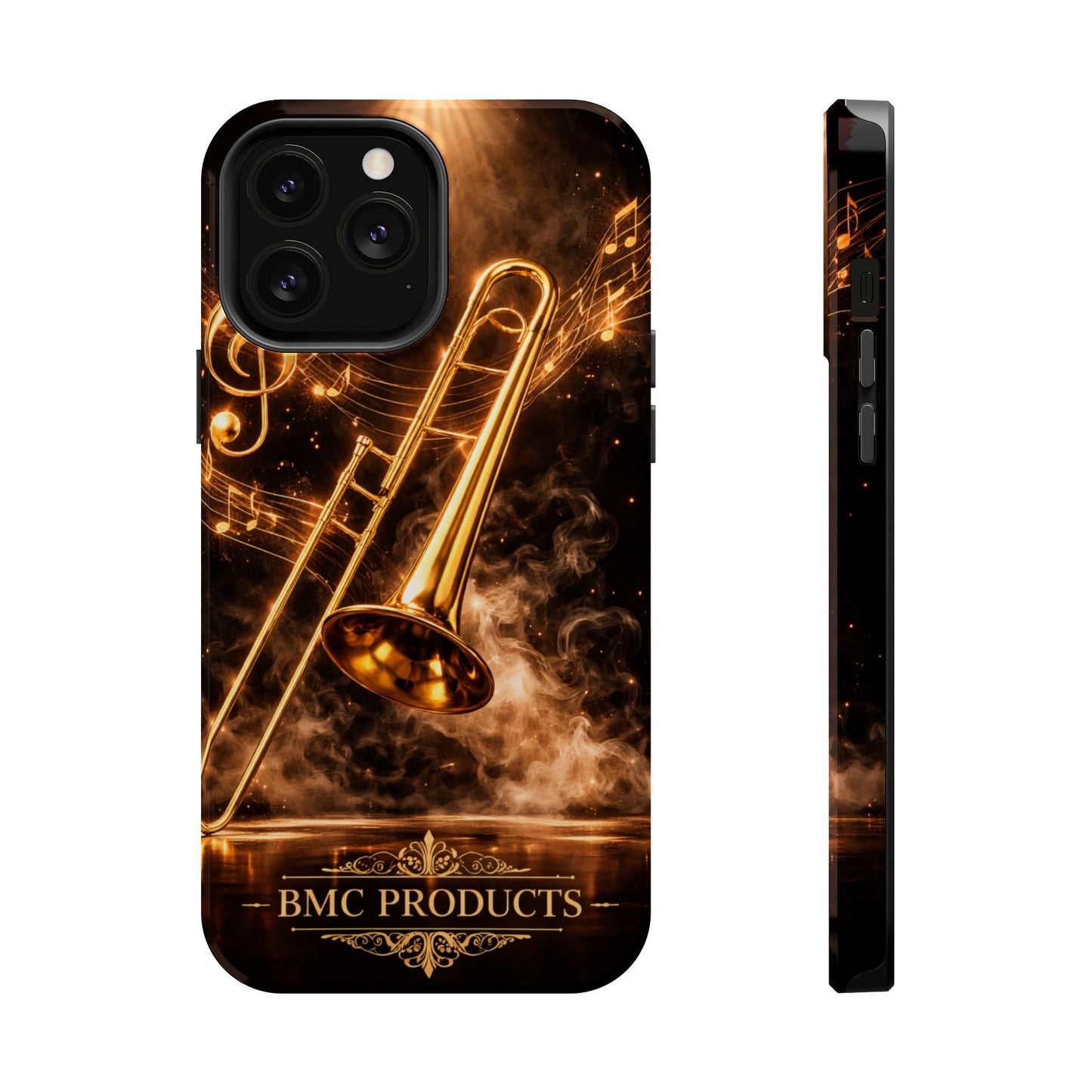 "Funda Magnética Reforzada Magnética Reforzada Trombón 🎷🔥No todos los fuegos hacen ruido… algunos tocan el alma.” 🔥🎷
