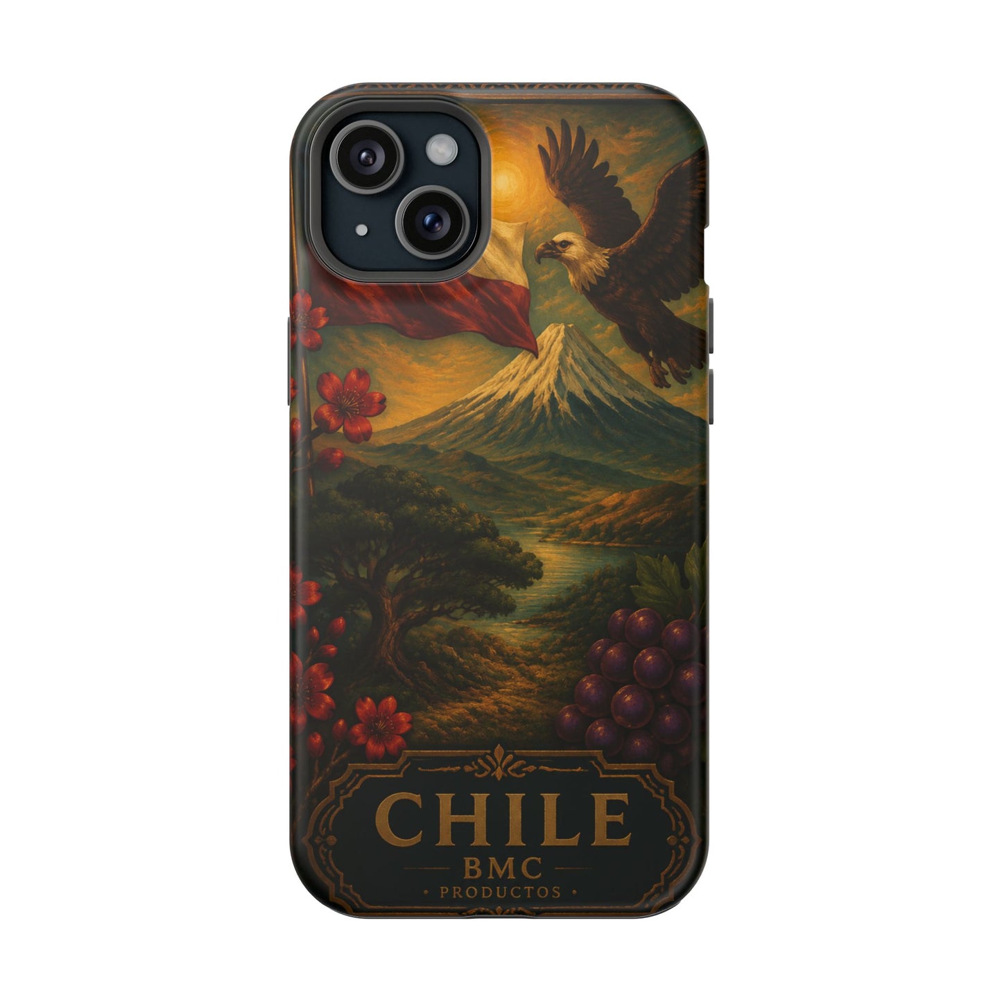 "Funda Magnética Reforzada Magnética Reforzada Chile: Naturaleza Indómita y Horizontes Eternos 🏔️🍇🏜️"