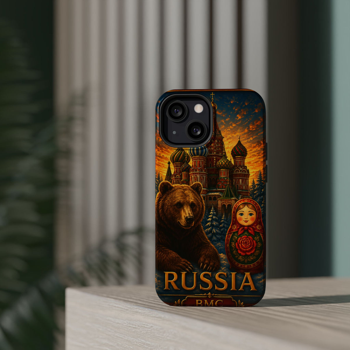 "Reinforced Magnetic Case Russia❄️ – Land of history, mystery, and grandeur"