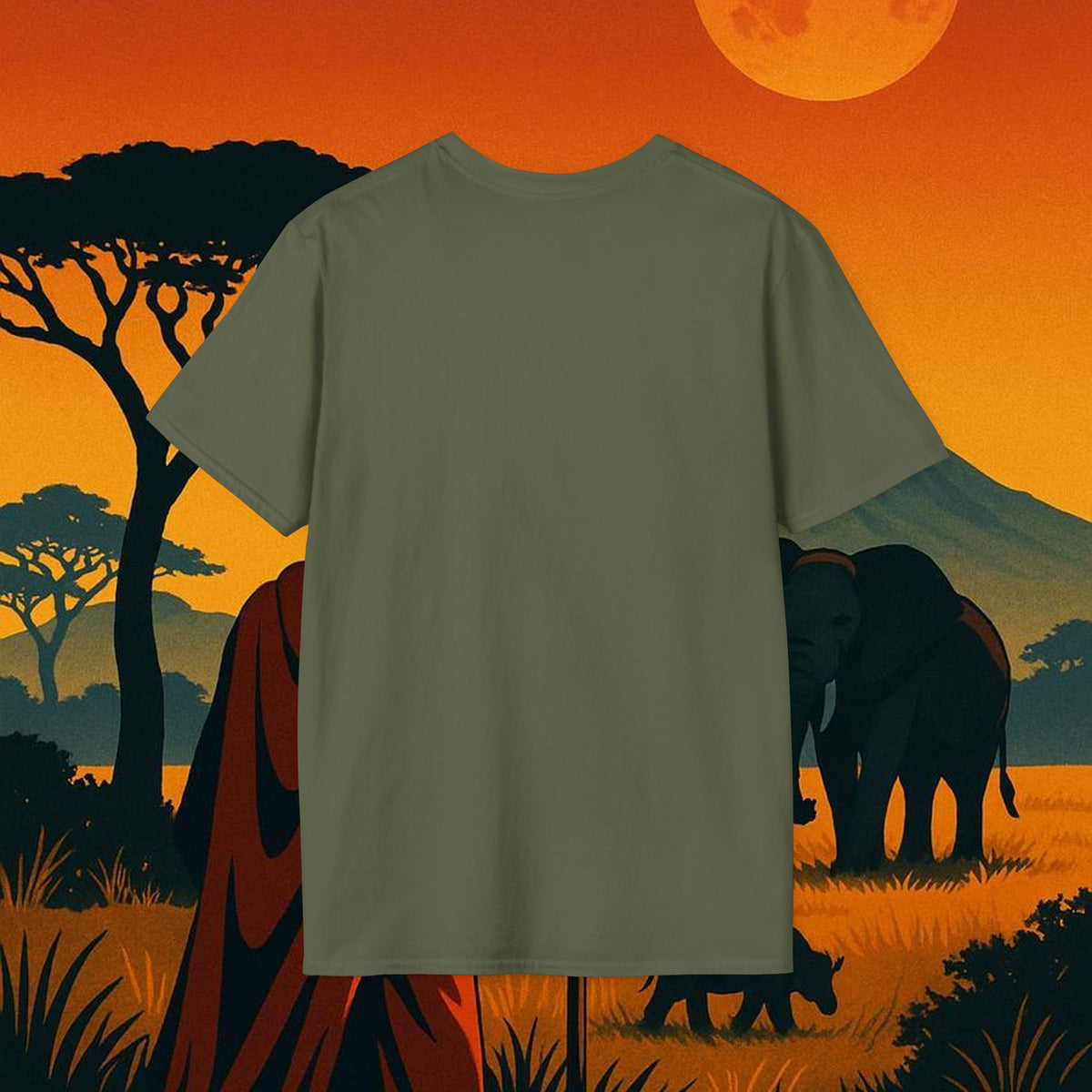 "Camiseta Kenia: Aventura Salvaje y Tierra de Horizontes Infinitos 🦁🌄🏕️"