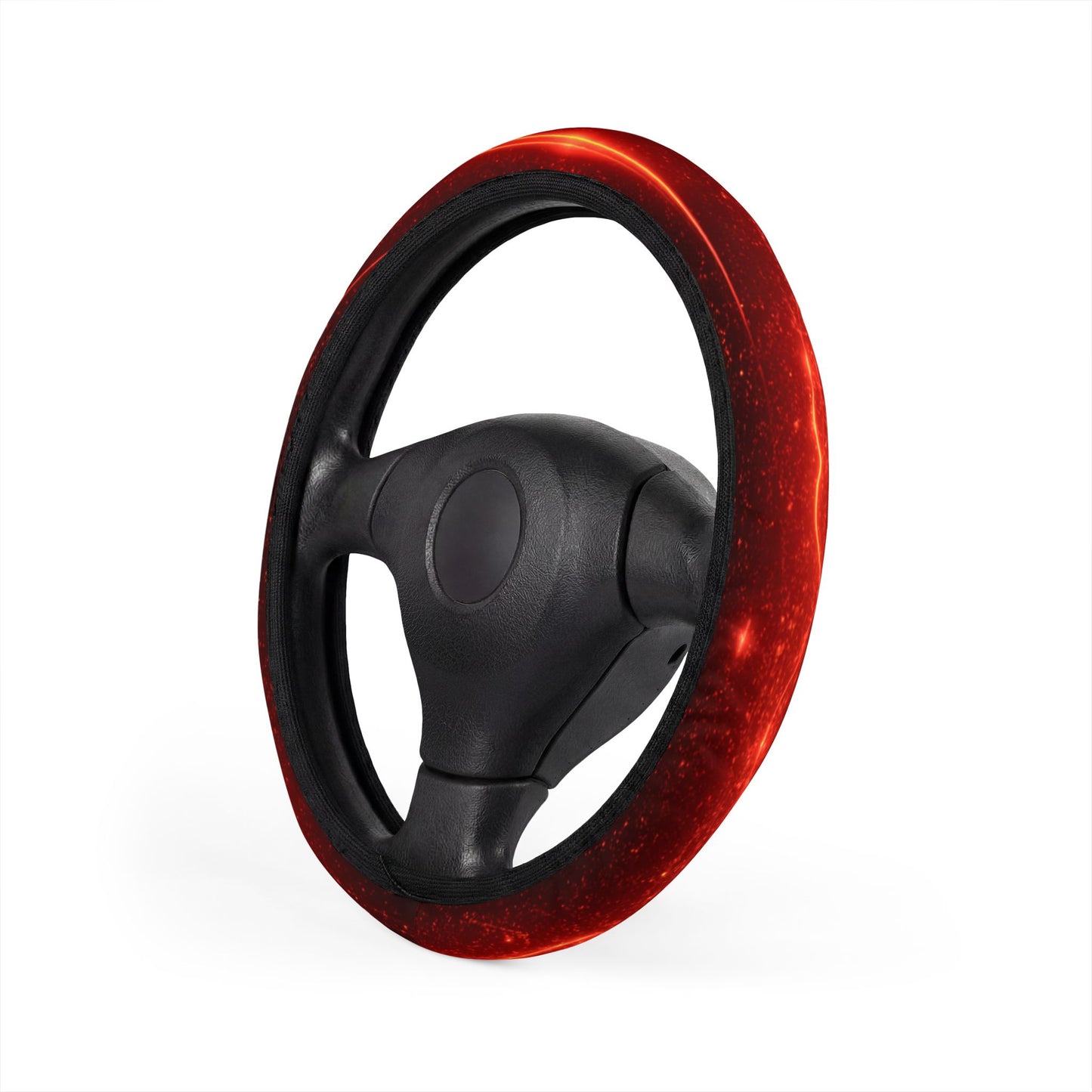Funda para Volante Mármol Rojo 🔴 – Accesorio Antideslizante y Cómodo para Auto 🚗