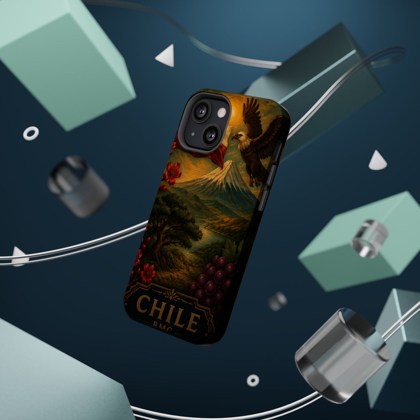 "Funda Magnética Reforzada Magnética Reforzada Chile: Naturaleza Indómita y Horizontes Eternos 🏔️🍇🏜️"