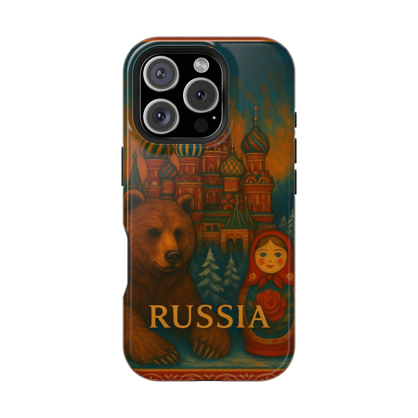 "Reinforced Magnetic Case Russia❄️ – Land of history, mystery, and grandeur"