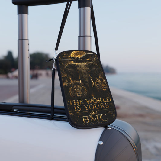 🌍✨ "El mundo es tuyo" – Cartera para pasaporte 🐘🦁✈️