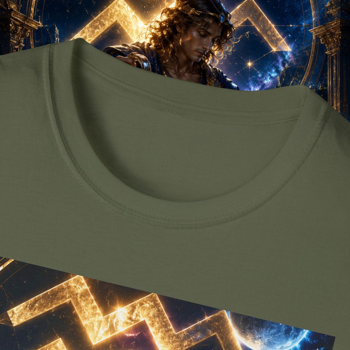 "Camiseta ♒ ACUARIO – El Visionario del Cielo y el Agua"