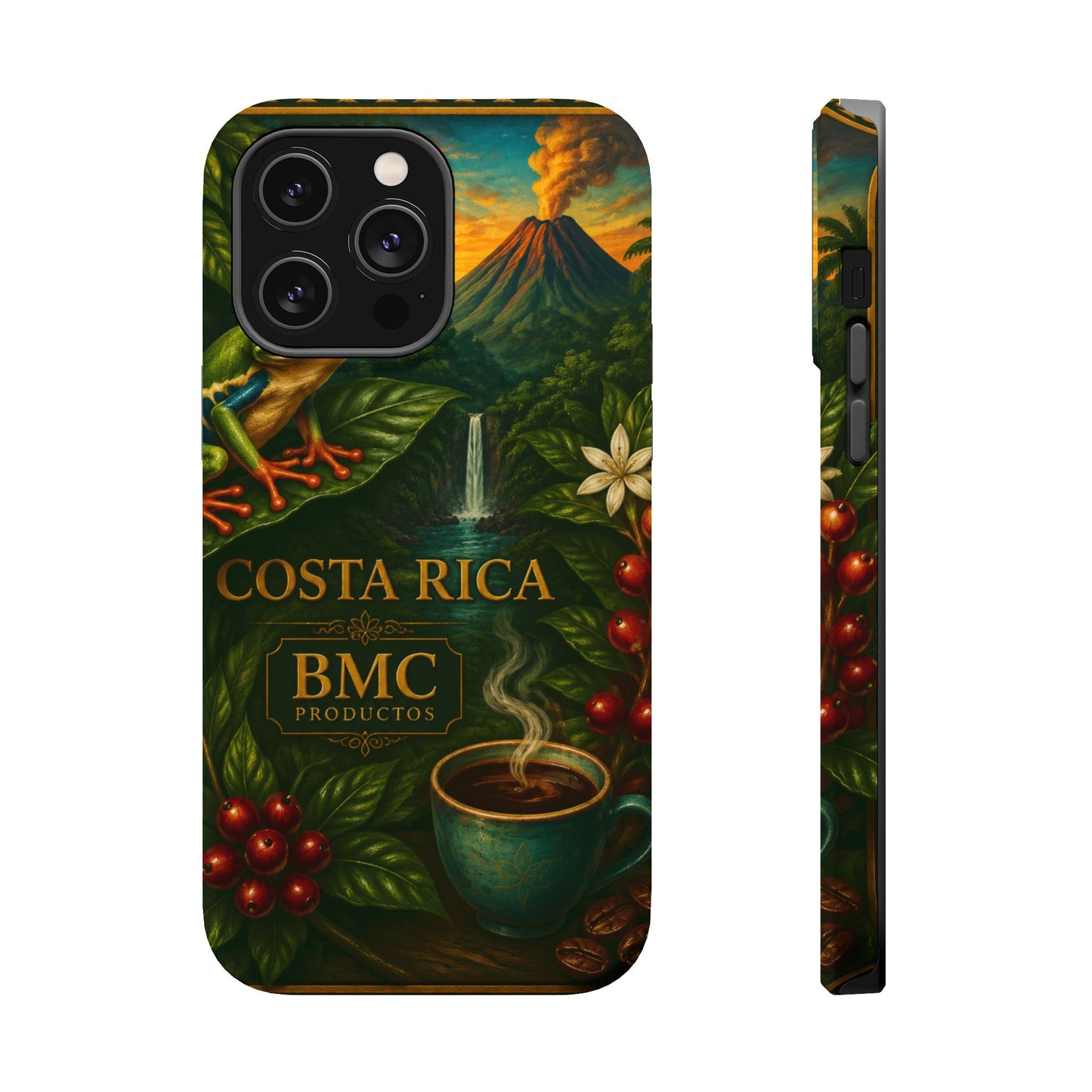 "Funda Magnética Reforzada Magnética Reforzada Costa Rica: Pura Vida entre Volcanes y Selvas 🌋🌴🦜"