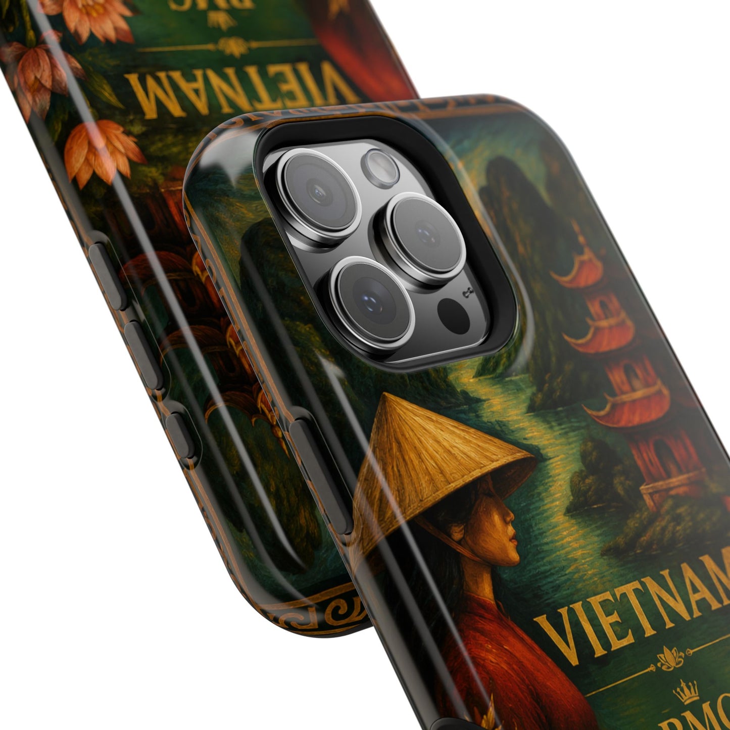 "Funda Magnética Reforzada Magnética Reforzada  Vietnam: Tradición, Naturaleza y Leyendas Ancestrales 🎋🏯🐉"