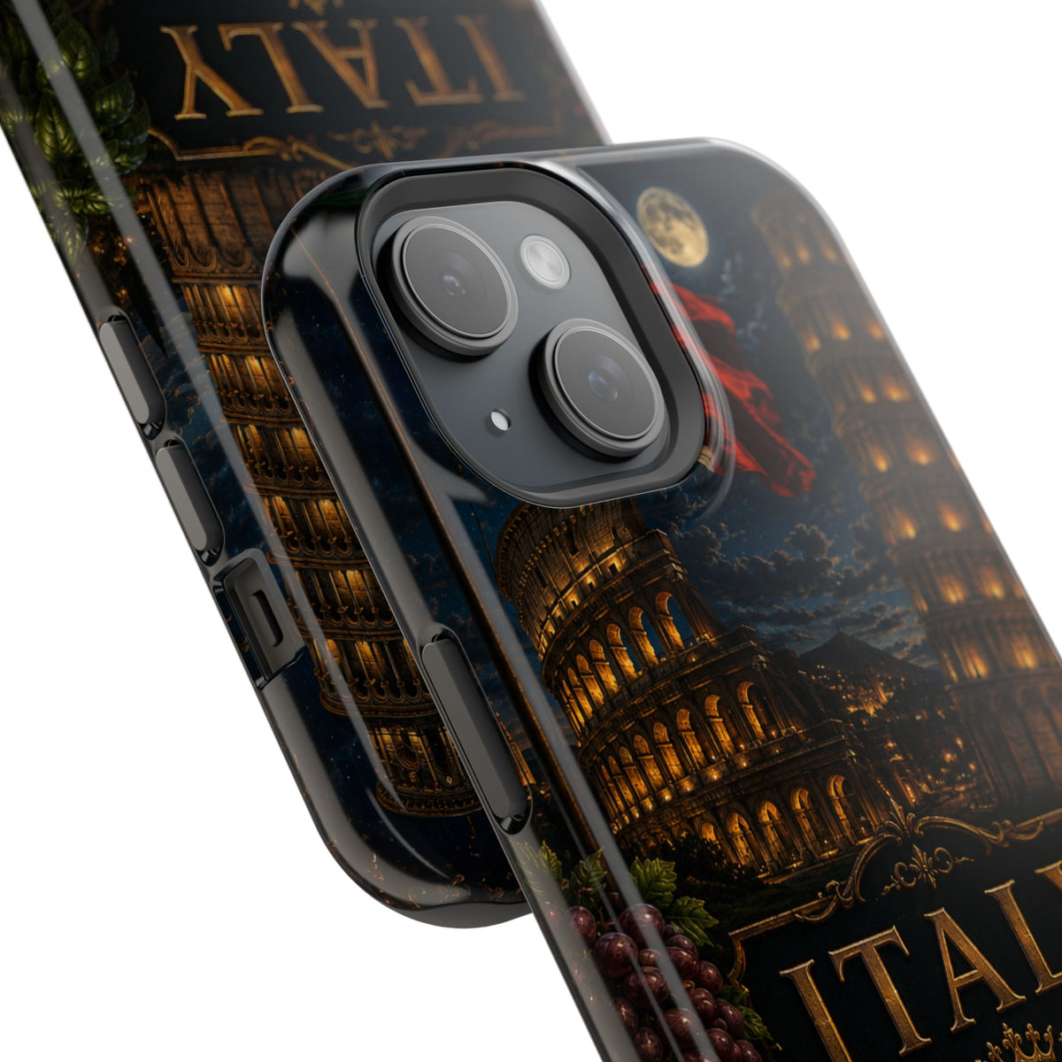 "Funda Magnética Reforzada Magnética Reforzada Italia: Arte, Pasión y Sabores Eternos 🎨🍝🏛️"