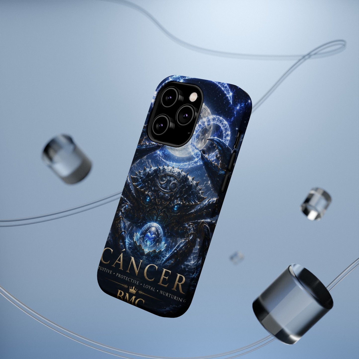 "Funda Magnética Reforzada ♋ Cáncer — Guardián de las profundidades""