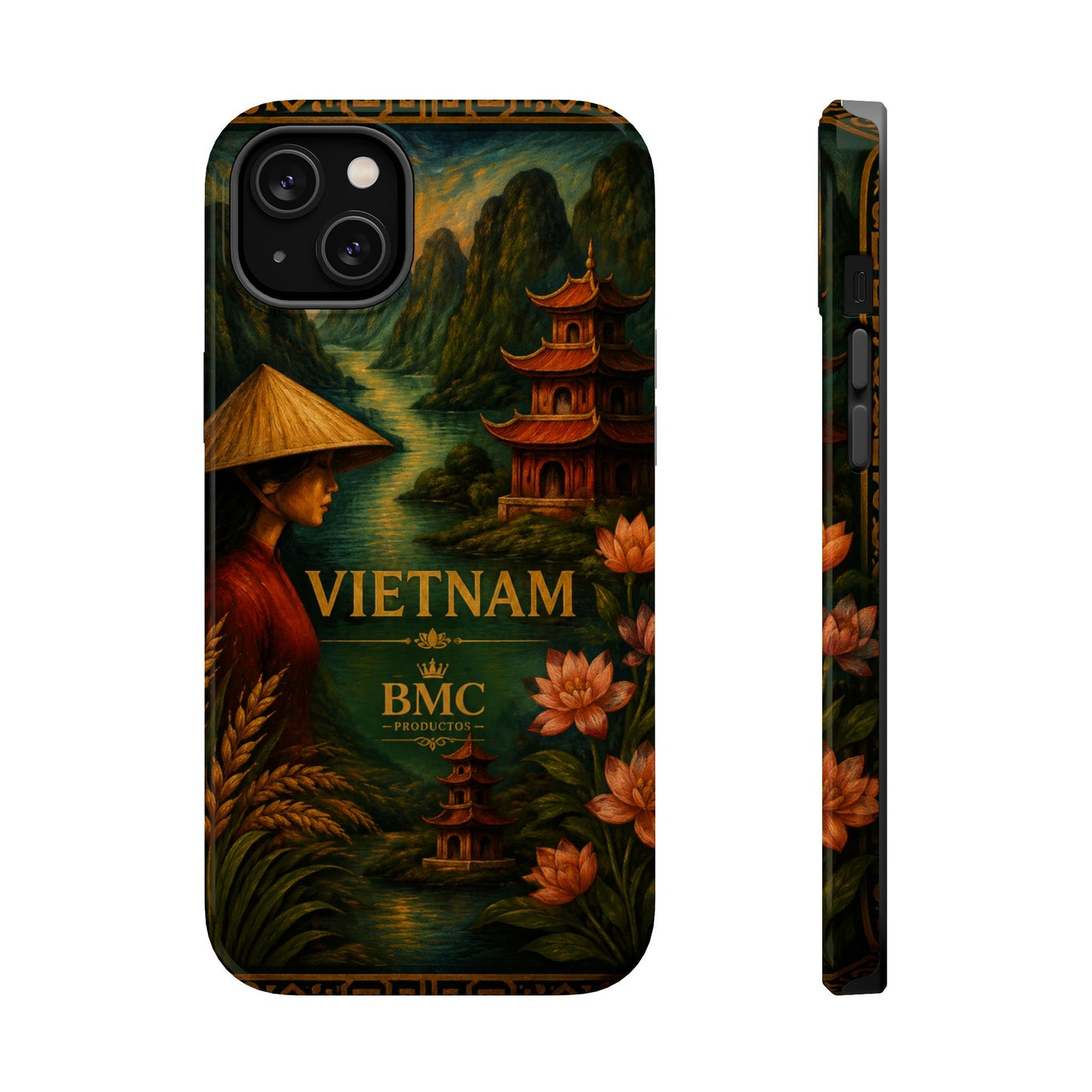 "Funda Magnética Reforzada Magnética Reforzada  Vietnam: Tradición, Naturaleza y Leyendas Ancestrales 🎋🏯🐉"