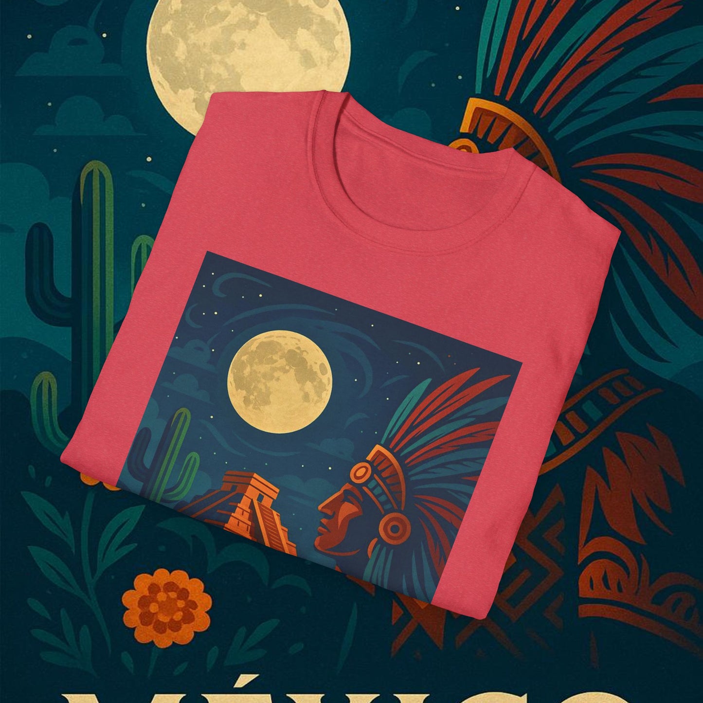 "Camiseta México: Tierra de Colores, Cultura y Corazón 🌵🎉🪅"