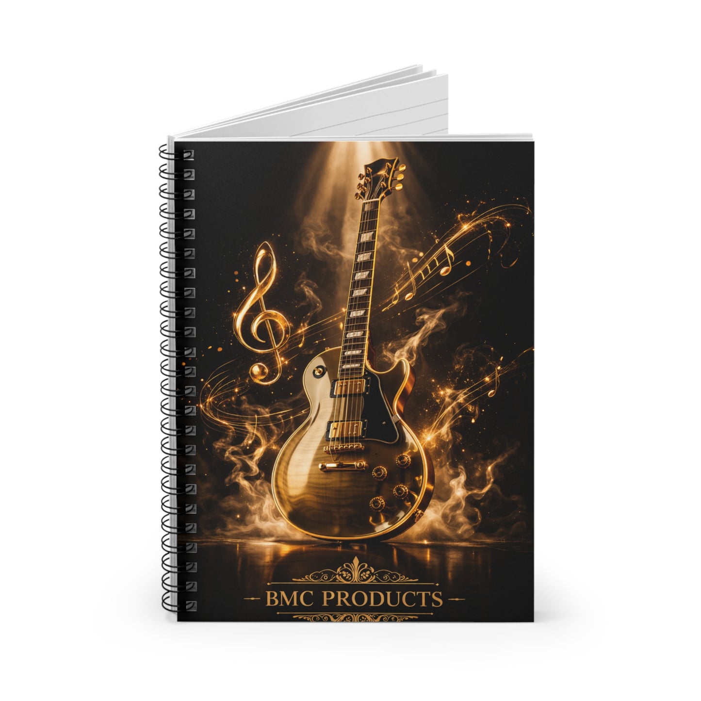 "libreta Guitarra 🎸🔥Donde vibra una cuerda, nace una llamarada.” 🔥🎸
