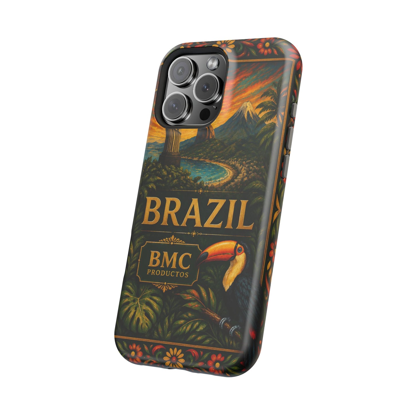 "Funda Magnética Reforzada Magnética Reforzada Brasil: Ritmo, Naturaleza y Alegría Infinita 🎶🌴🏖️"