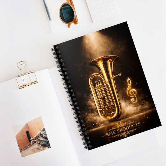 "libreta Tuba 🎺🔥 Cuando el alma suena, todo arde.”