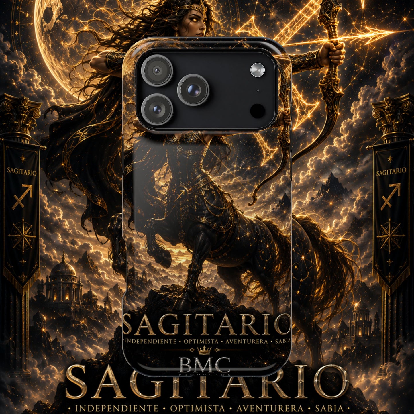 "Funda Magnética Reforzada Sagitario M– La Cazadora del Horizonte"