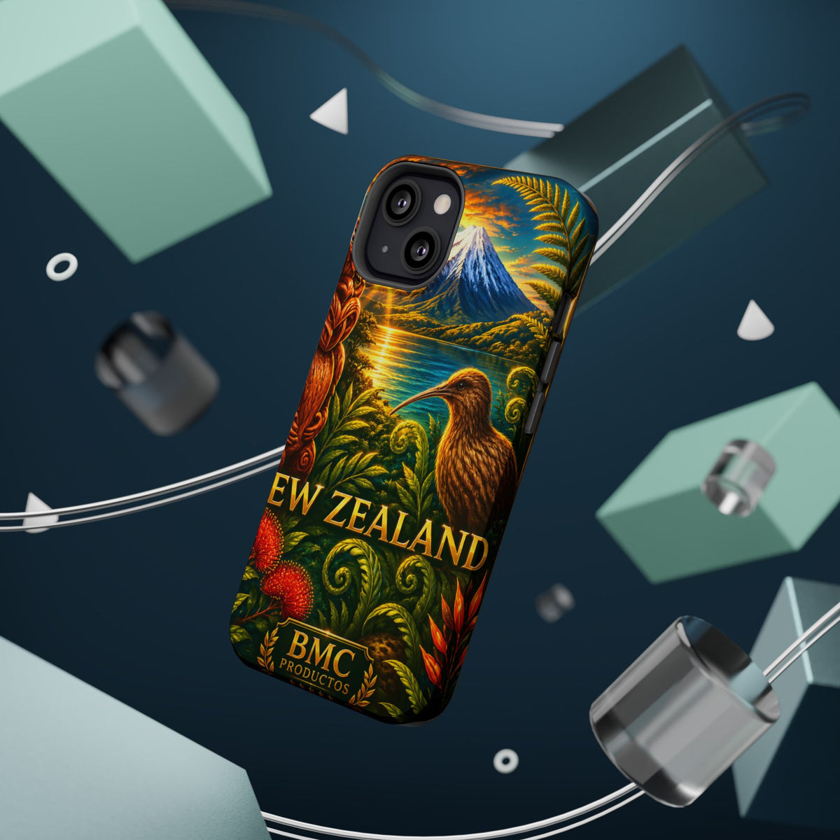 "New Zealand Reinforced Magnetic Case🏞️ – A paradise of nature and adventure"