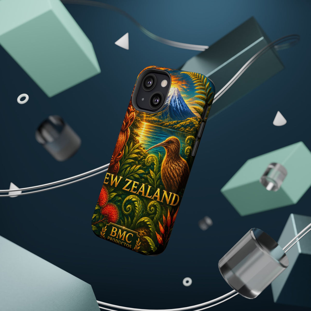 "New Zealand Reinforced Magnetic Case🏞️ – A paradise of nature and adventure"