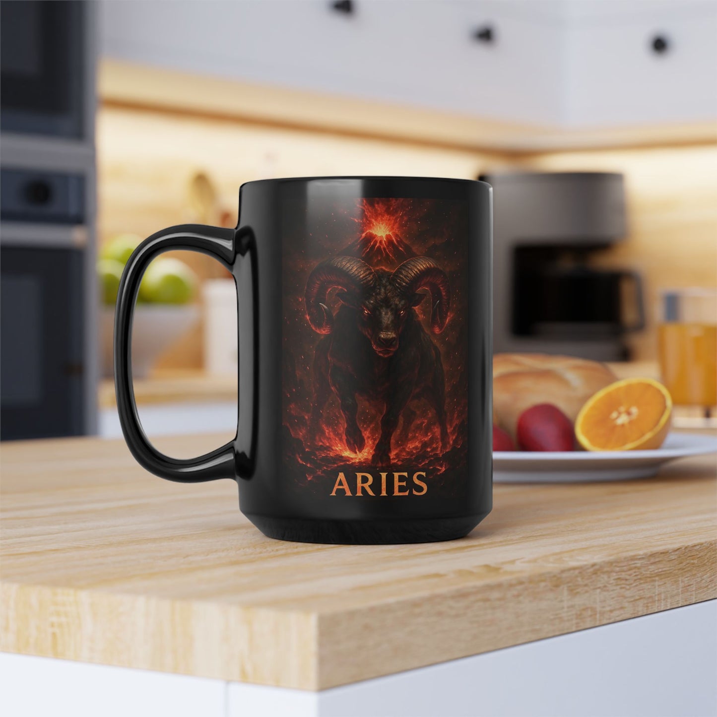 "Taza ♈ Aries — Espíritu de fuego"