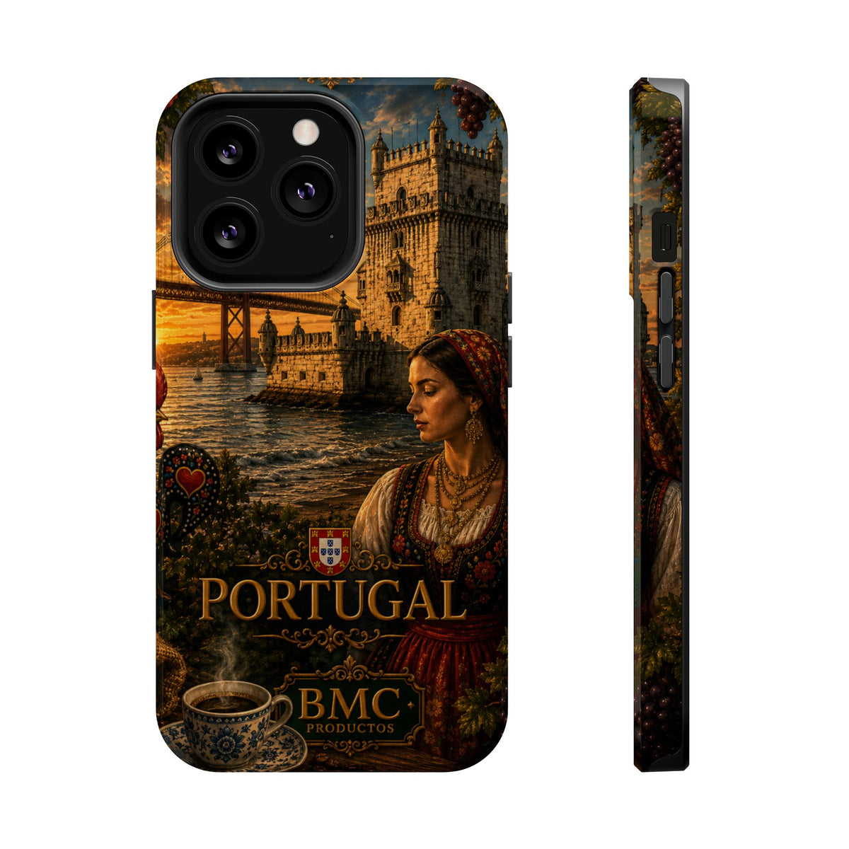 "Reinforced Magnetic Case Portugal: Atlantic Charm, Fados and Azulejos 🌊🎶🧿"