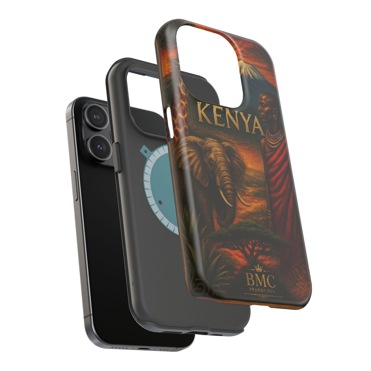 "Reinforced Magnetic Case Kenya: Wild Adventure and Land of Infinite Horizons 🦁🌄🏕️"