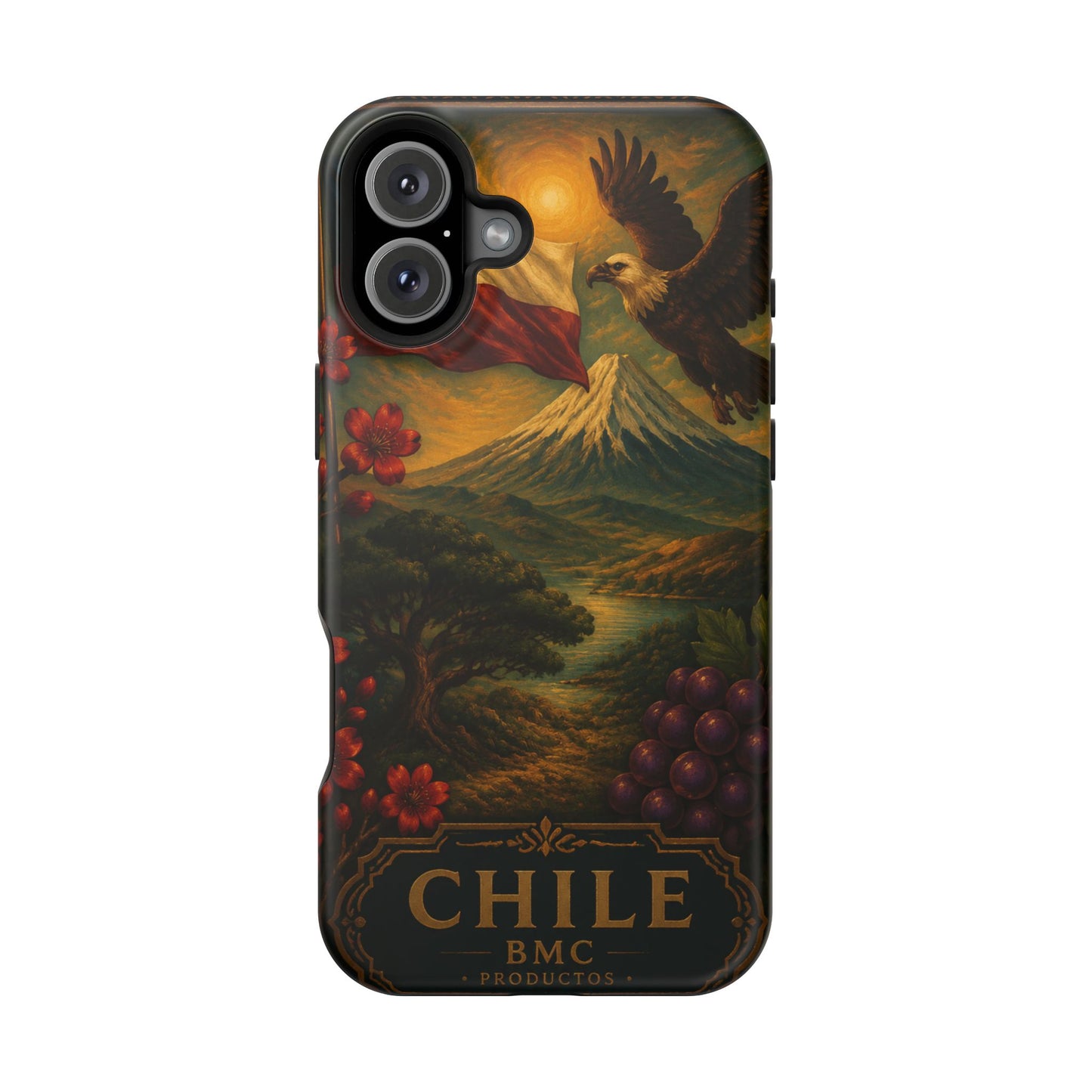 "Funda Magnética Reforzada Magnética Reforzada Chile: Naturaleza Indómita y Horizontes Eternos 🏔️🍇🏜️"