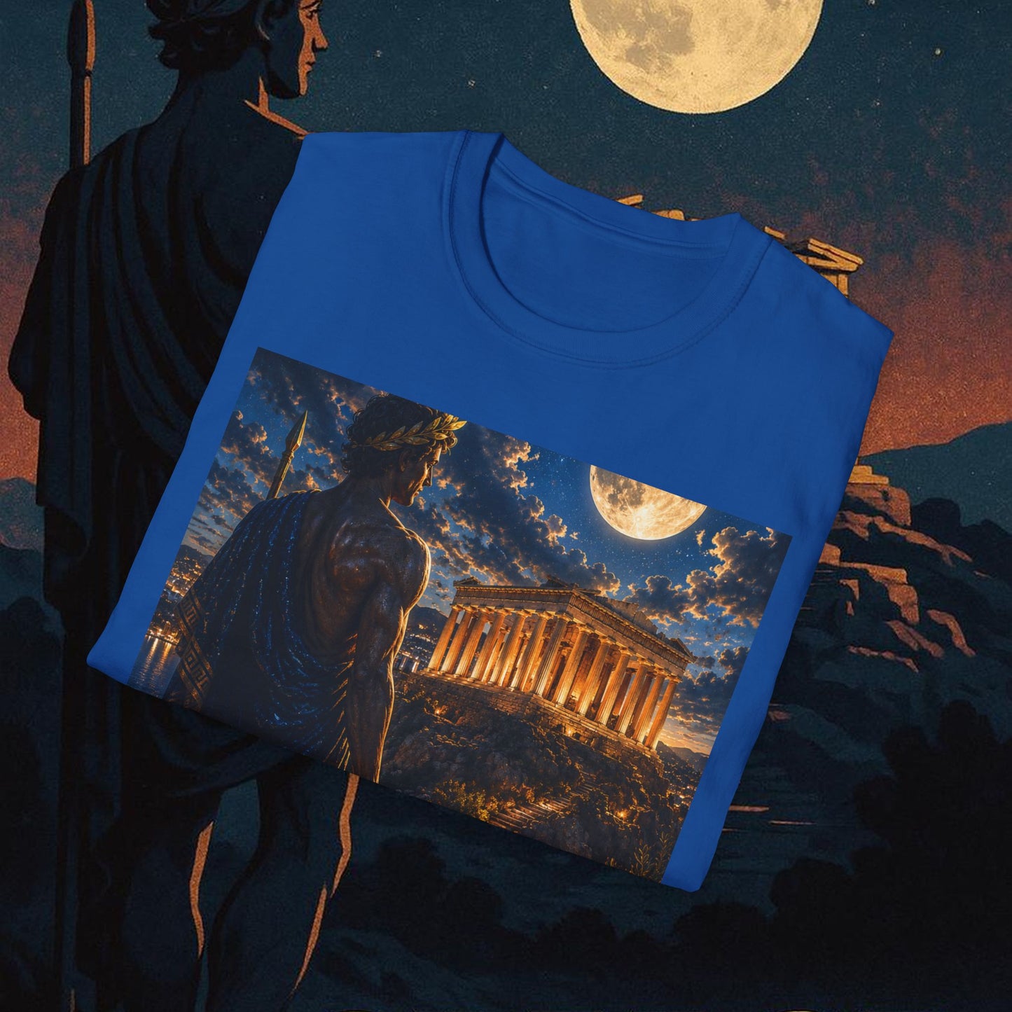 "Camiseta Grecia: Cuna de Dioses, Maravillas y Filosofía 🌊🏛️⚡"