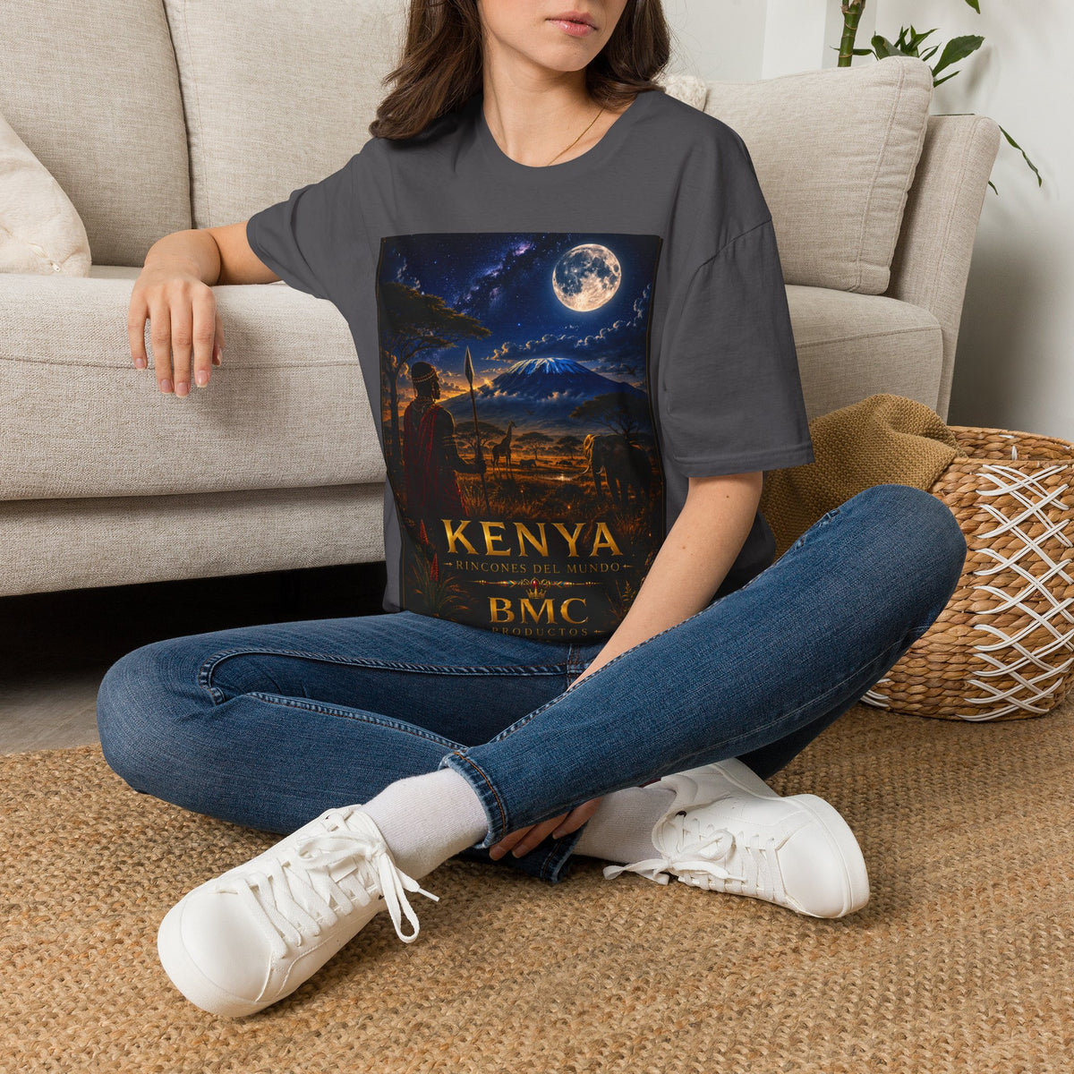 "Camiseta Kenia: Aventura Salvaje y Tierra de Horizontes Infinitos 🦁🌄🏕️"