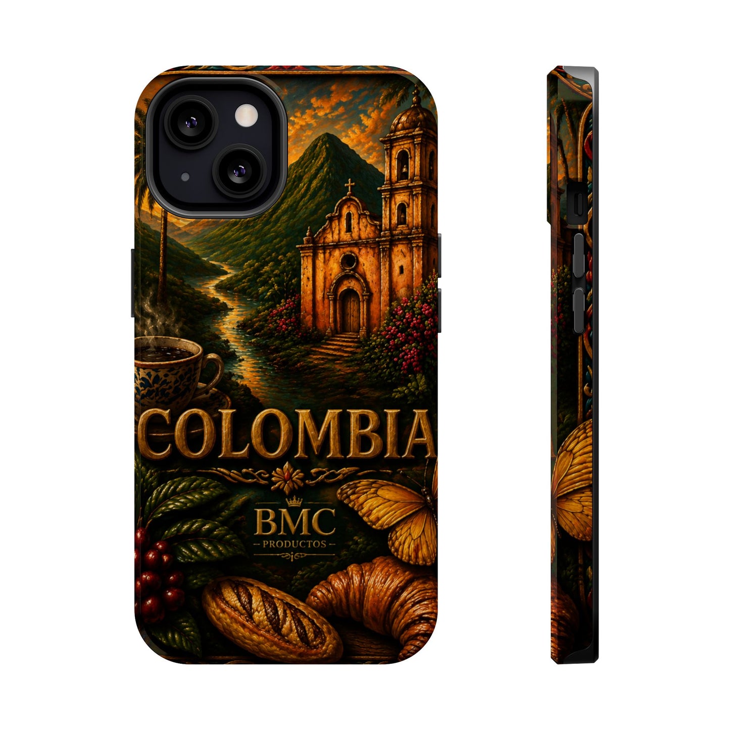 "Funda Magnética Reforzada Colombia: Magia de Colores, Café y Tradición ☕🎨🌄"