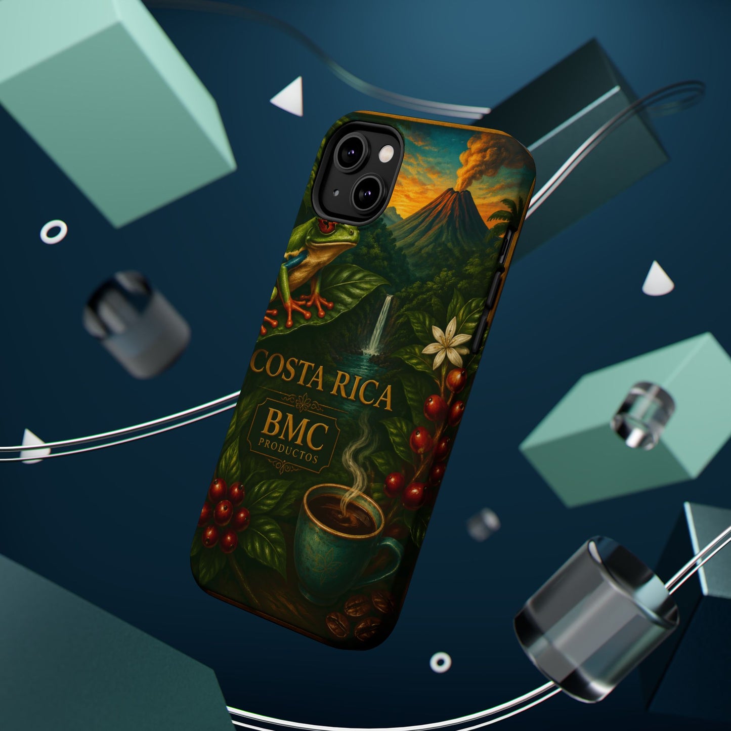 "Funda Magnética Reforzada Magnética Reforzada Costa Rica: Pura Vida entre Volcanes y Selvas 🌋🌴🦜"