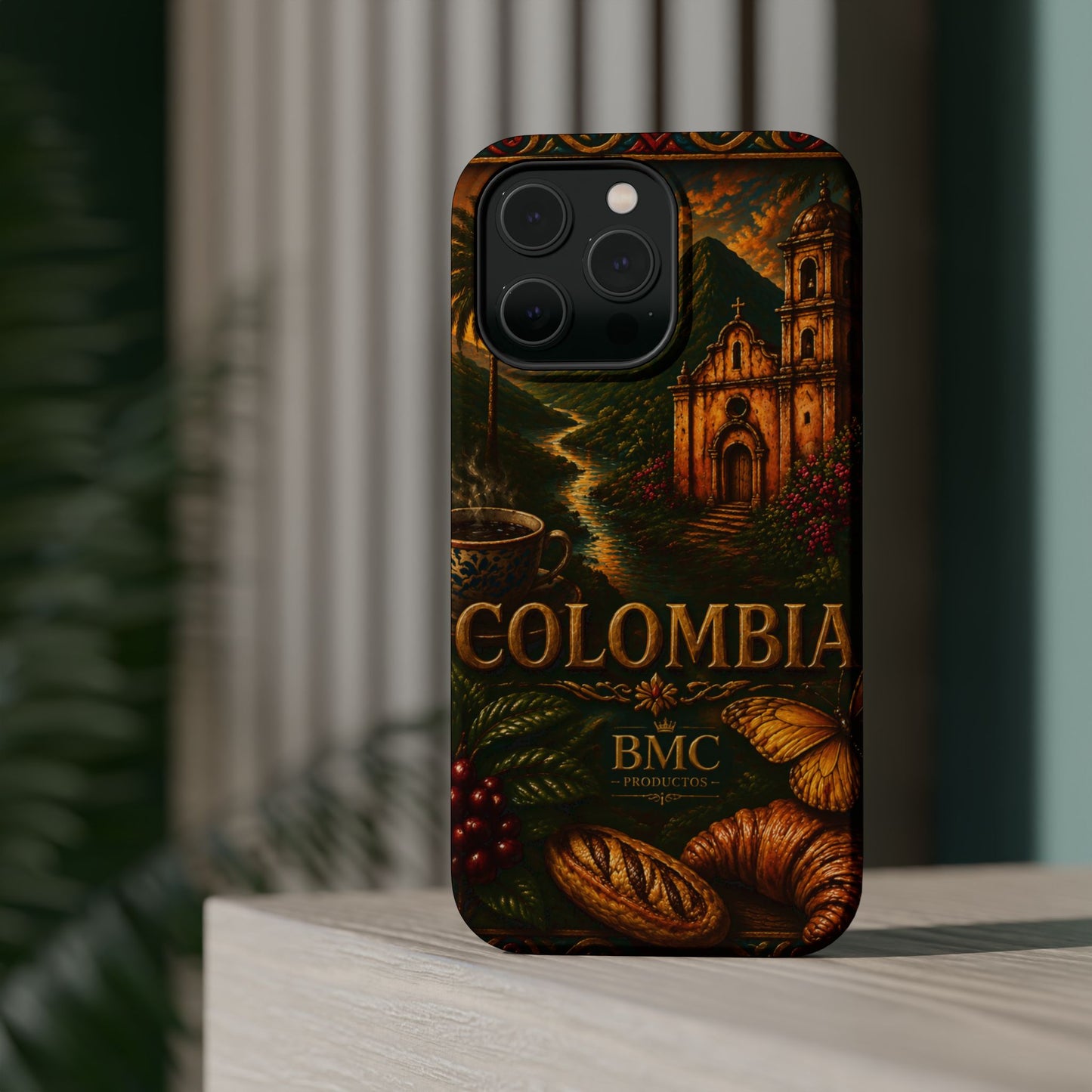 "Funda Magnética Reforzada Colombia: Magia de Colores, Café y Tradición ☕🎨🌄"