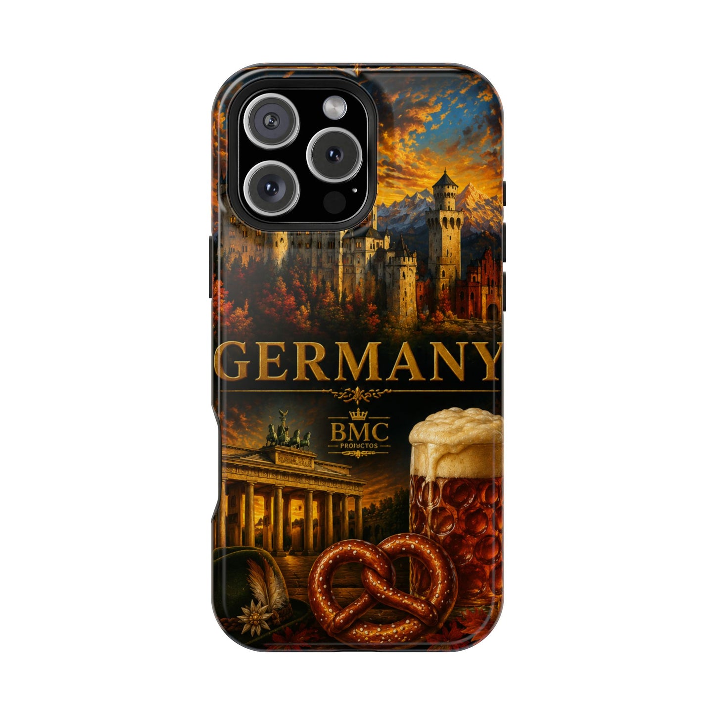 "Funda Magnética Reforzada Alemania: Fortaleza, Historia y Tradición 🎖️🏰🍺"