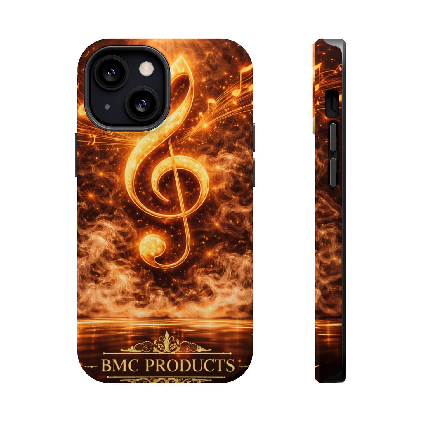 "Funda Magnética Reforzada Magnética Reforzada clave de sol 🎼🔥Donde nace una nota… nace una llama.” 🔥🎼