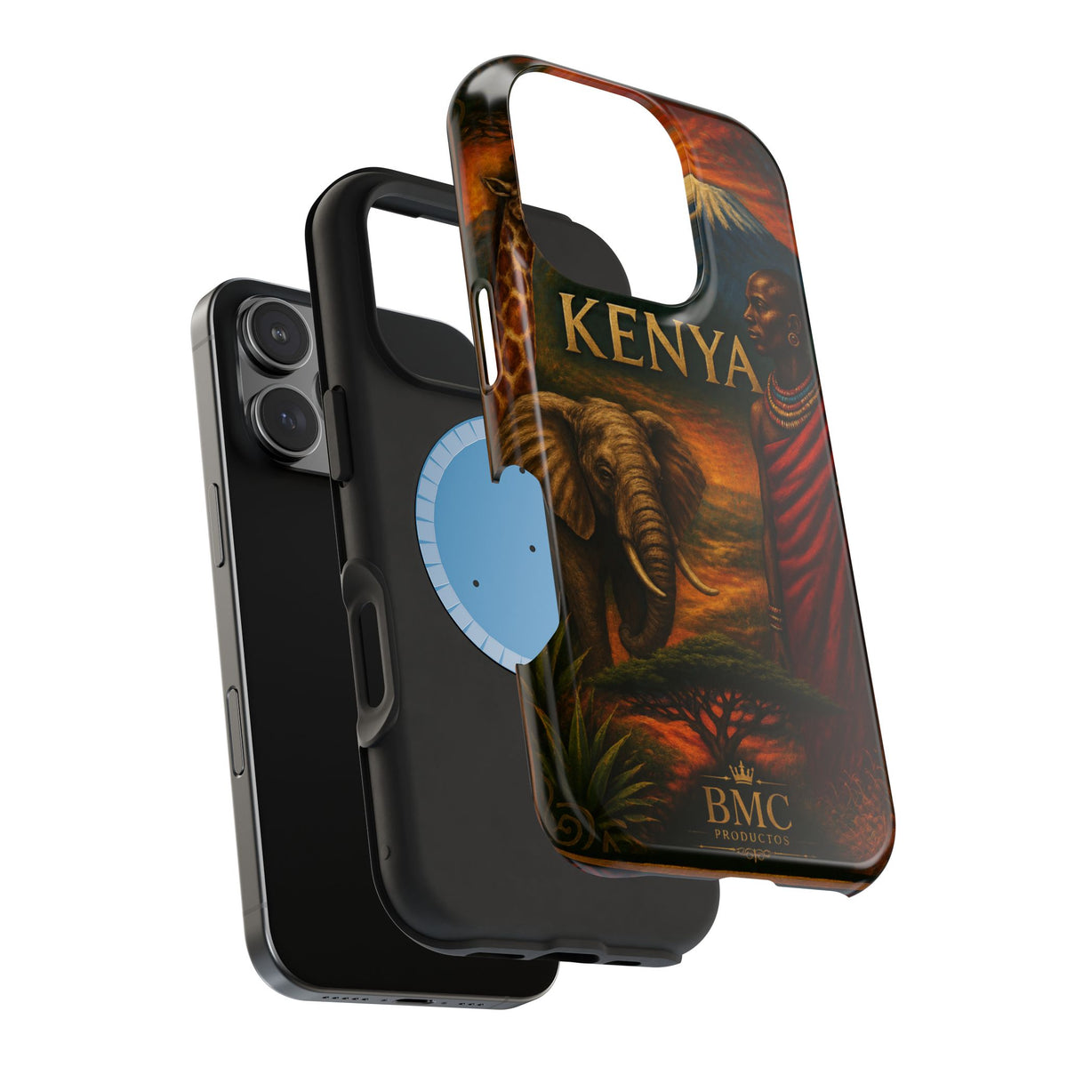 "Reinforced Magnetic Case Kenya: Wild Adventure and Land of Infinite Horizons 🦁🌄🏕️"