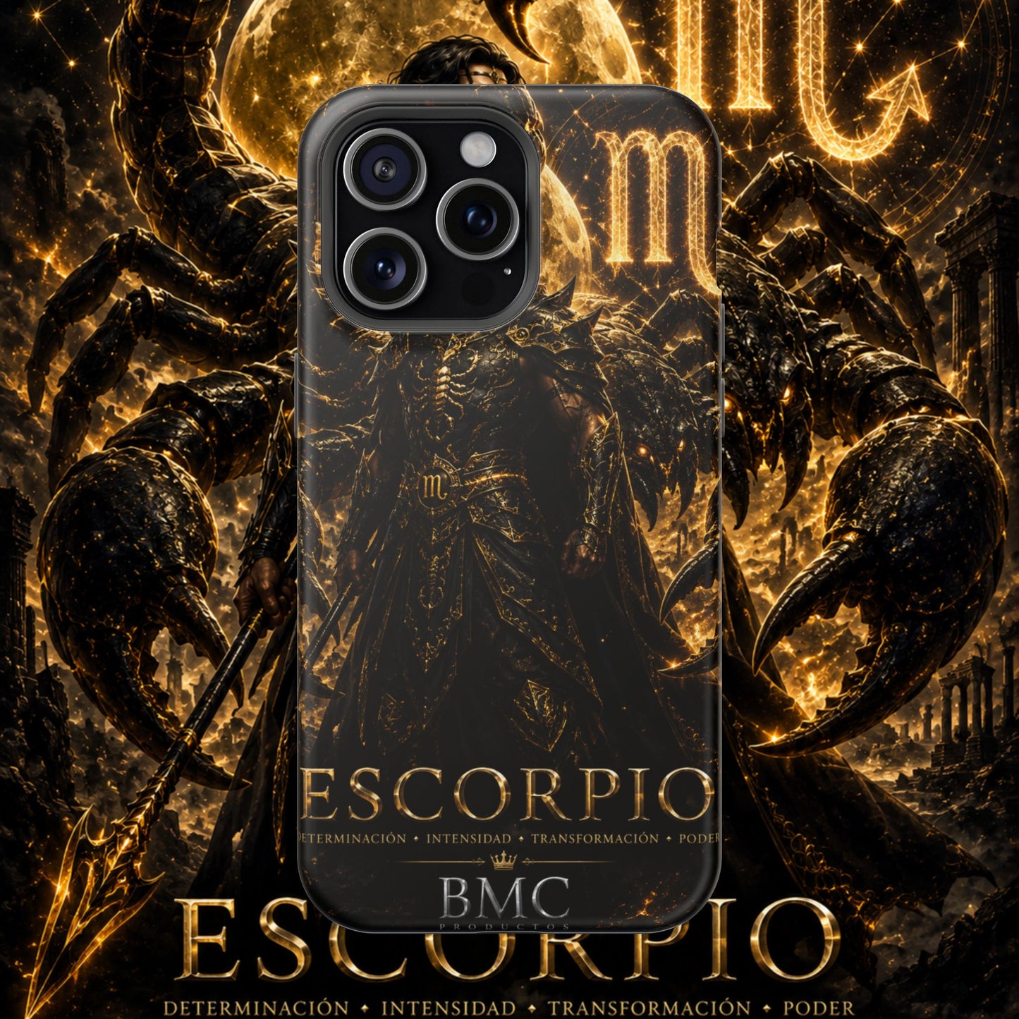 "Funda Magnética Reforzada ESCORPIO – El Vigilante de las Sombras"